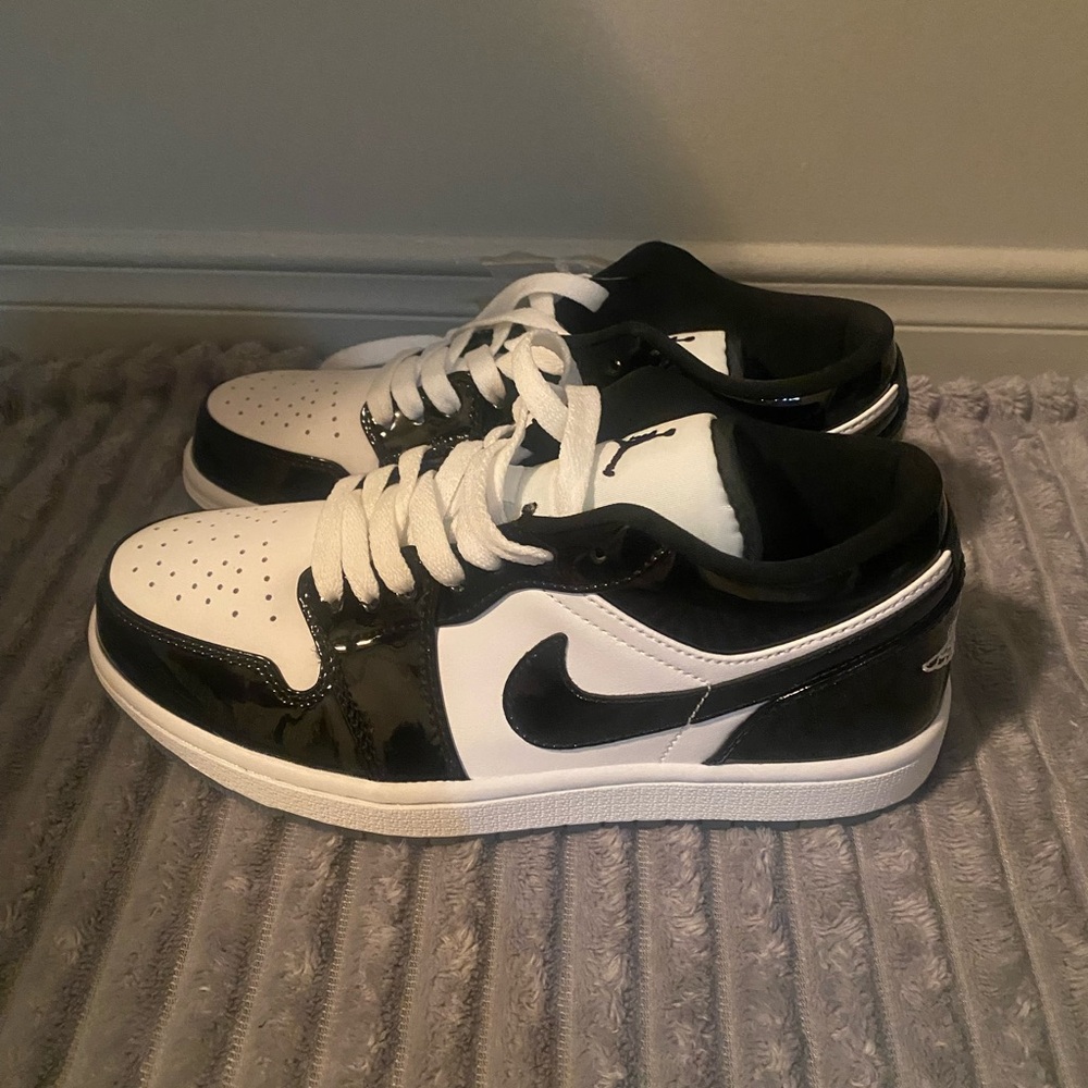 Nike Black and White High-Top Sneakers